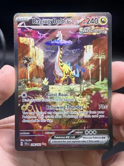Pokemon Raging Bolt ex 208/162 Special Illustration Rare Temporal Forces NM - Image 3