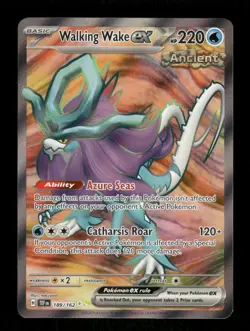 Pokemon Walking Wake ex Ultra Rare SV05: Temporal Forces 189/162 NM - Image 1