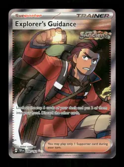 Pokemon Explorer's Guidance - Ultra Rare SV05: Temporal Forces 200/162 NM - Image 1