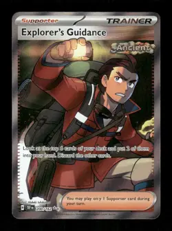 Pokemon Explorer's Guidance - Ultra Rare SV05: Temporal Forces 200/162 NM - Image 1