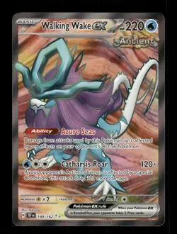 Pokemon Walking Wake ex Ultra Rare SV05: Temporal Forces 189/162 NM - Image 1