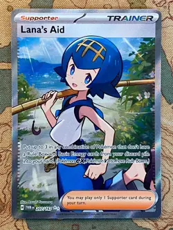 Pokemon TCG Lanas Aid 207/167 Ultra Rare Full Art Trainer Twilight Masquerade NM - Image 2