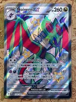 Pokemon Card TCG - Noivern ex 220 Shiny Ultra Rare Paldean Fates Near Mint - Image 2