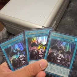 Yugioh Forbidden Droplet RA01-EN064 Ultra Rare 1st Edition Near Mint 3X - Image 1