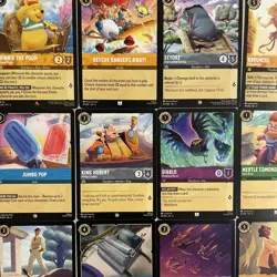 175+ Disney Lorcana Mixed Set Trading Card Lot Base Foil You Get All - Image 2