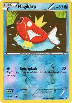 Magikarp 22/83 Reverse Holo Generations Pokemon Card NM - Image 1