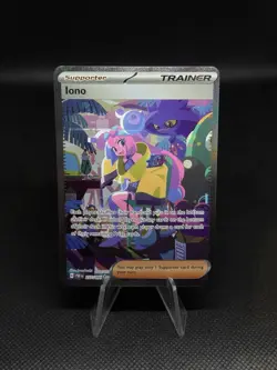 Pokemon Paldean Fates Iono Trainer Card 237/091 Raw Single Card Sir - Image 1