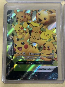 2021 Pokemon Pikachu V-Union [Set of 4] SWSH139-142 Black Star Promo Cards Holo - Image 4