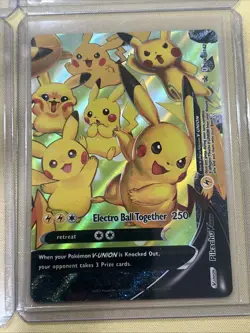 2021 Pokemon Pikachu V-Union [Set of 4] SWSH139-142 Black Star Promo Cards Holo - Image 5