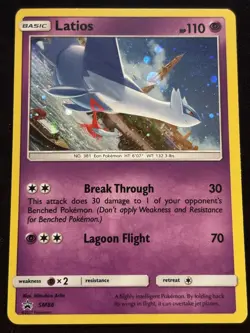 Latios SM88 Sun & Moon Holo Promo Pokemon TCG Card - Image 1