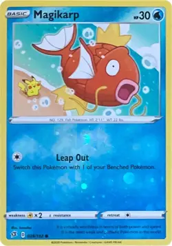 Magikarp 039/192 Reverse Cosmos Holo Promo Rebel Clash Pokemon Card NM - Image 1