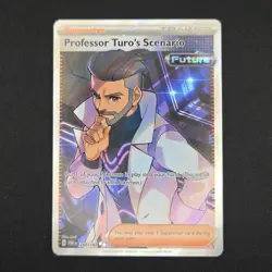 Pokemon TCG Card Professor Turo's Scenario 240/18 Paradox Rift Full Art - NM - Image 1