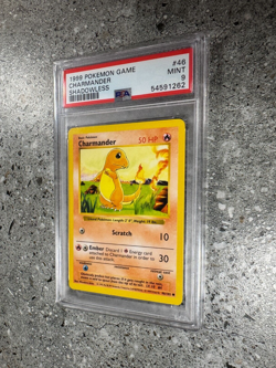 Pokemon TCG Cards SHADOWLESS Charmander 46/102 Base Set PSA 9 MINT - Image 3
