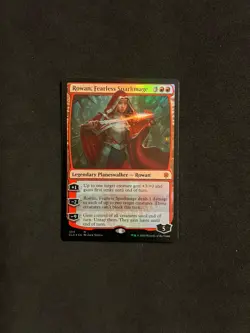 Rowan Fearless Sparkmage FOIL [Throne Of Eldraine] Magic MTG Cards NM - Image 1