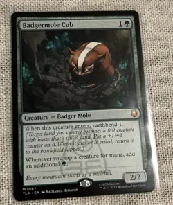 MTG: Badgermole Cub - Avatar: The Last Airbender NM English - Image 1