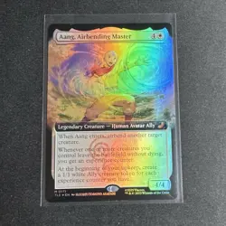Aang, Airbending Master (Extended Art) Foil MTG Avatar The Last Airbender - Image 1