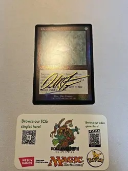 MTG Chrome Mox Foil Secret Lair: 30th Anniversary Signed By Artist Dan Frazier - Image 1