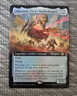 Liberator, Urza's Battlethopter - Foil Extended Art BRO LP MTG - Image 1