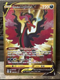 Galarian Moltres 183/172 Brilliant Stars Full Art Secret Rare Pokemon TCG - NM - Image 1