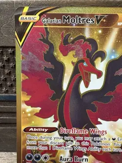 Galarian Moltres 183/172 Brilliant Stars Full Art Secret Rare Pokemon TCG - NM - Image 2