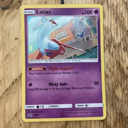 Pokemon TCG Latias SM87 Sun & Moon SM87 Holo Promo - Image 1
