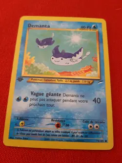 DEMANTA 74/105 PV60 1ERE EDITION NEO DESTINY WIZARDS RARE CARTE POKEMON FR TBE - Image 1