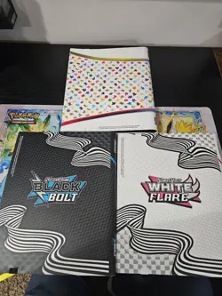 Pokemon Scarlet & Violet 151, Black Bolt & White Flare 3 Binder Lot. Never Used - Image 2