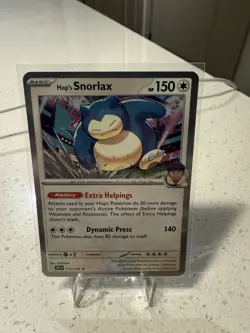 Pokemon Journey Together Holo Rare 117/159 Hop's Snorlax - NM Fresh - Image 1