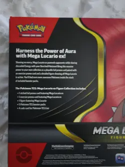 Pokemon TCG Mega Lucario EX FIGURE Collection Box Factory Sealed New 2025 - Image 2