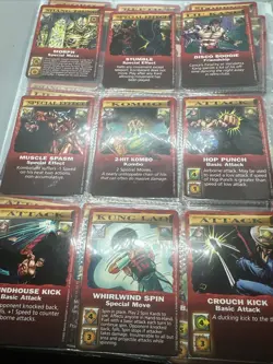 Mortal Kombat Red Border Edition Kard Game 82 MK Card Lot 1992 Free Shipping - Image 1