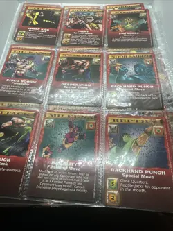 Mortal Kombat Red Border Edition Kard Game 82 MK Card Lot 1992 Free Shipping - Image 3