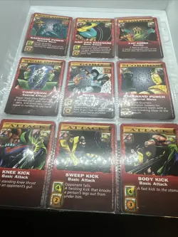 Mortal Kombat Red Border Edition Kard Game 82 MK Card Lot 1992 Free Shipping - Image 5