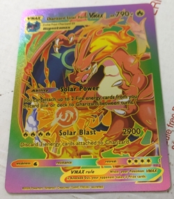 Charizard Solar Form VMAX Pokemon Custom Fan Made Art Card - Image 1