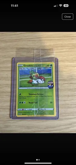 Grookey On The Ball 003/005 Futsal Promo Card (Pokemon) Sealed - Image 1