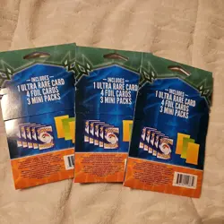 Pokemon Mini Pack 3 Packs 1 Ultra Rare 4 Foil Cards - Image 2