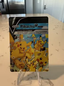 Pikachu V-Union Set of 4 Sword & Shield Pokemon Promo Cards Celebrations ⚡ - Image 2