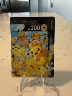 Pikachu V-Union Set of 4 Sword & Shield Pokemon Promo Cards Celebrations ⚡ - Image 4