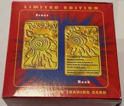 1999 Pokemon Limited Edition POLIWHIRL 23K Gold-Plated Trading Card (SEALED) - Image 5