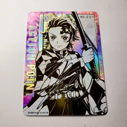DIY Union Arena Demon Slayer Tanjiro Kamado EX05BT/KMY-3-AP01 AP Signed Card - Image 2