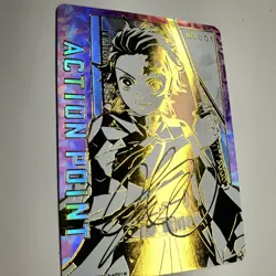 DIY Union Arena Demon Slayer Tanjiro Kamado EX05BT/KMY-3-AP01 AP Signed Card - Image 3