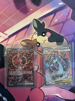 Pokemon Mega Charizard Ex x & Oricorio Ex Promo Cards From Mega UPC In Hand - Image 1