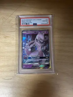 POKEMON CARD MEWTWO GX 31 HIDDEN FATES 31/68 GRADED PSA 10 GEM MINT #31 - Image 1
