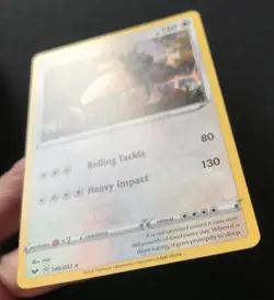 Snorlax 140/202 Sword & Shield Base RARE NON-HOLO NON HOLO Pokemon Card NM - Image 4