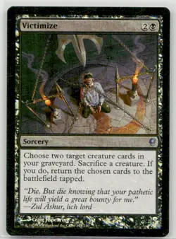 FOIL Victimize #133 Conspiracy Near Mint or Better W/Tracking - Image 1