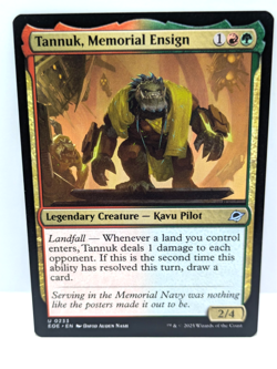 Tannuk, Memorial Ensign - Edge of Eternities - Regular - Uncommon - EOE 233 - - Image 1