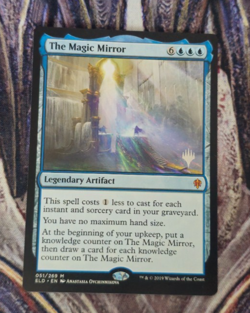 MTG - The Magic Mirror - Throne of Eldraine - Promo Stamp - Mythic Rare - NM - Image 1