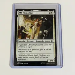 2025 Magic: The Gathering MARVEL'S SPIDER-MAN Welcome Deck U #3 MJ, Rising Star - Image 1