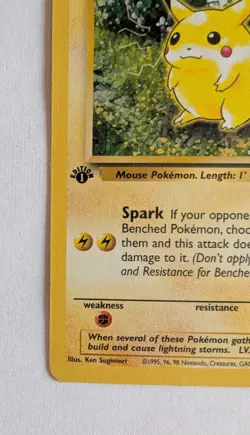 Pikachu 60/64 1st Edition Jungle Set 1999 Pokemon Card Mint / Near Mint - Image 4