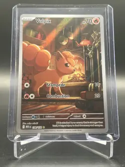 Pokemon TCG Vulpix 138/132 Mega Evolutions Illustration Rare Near Mint - Image 1