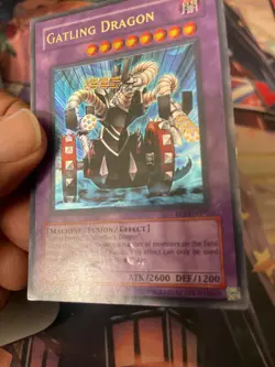 YUGIOH - GATLING DRAGON - ULTRA RARE - FET - UNLIMITED - HP - Image 1